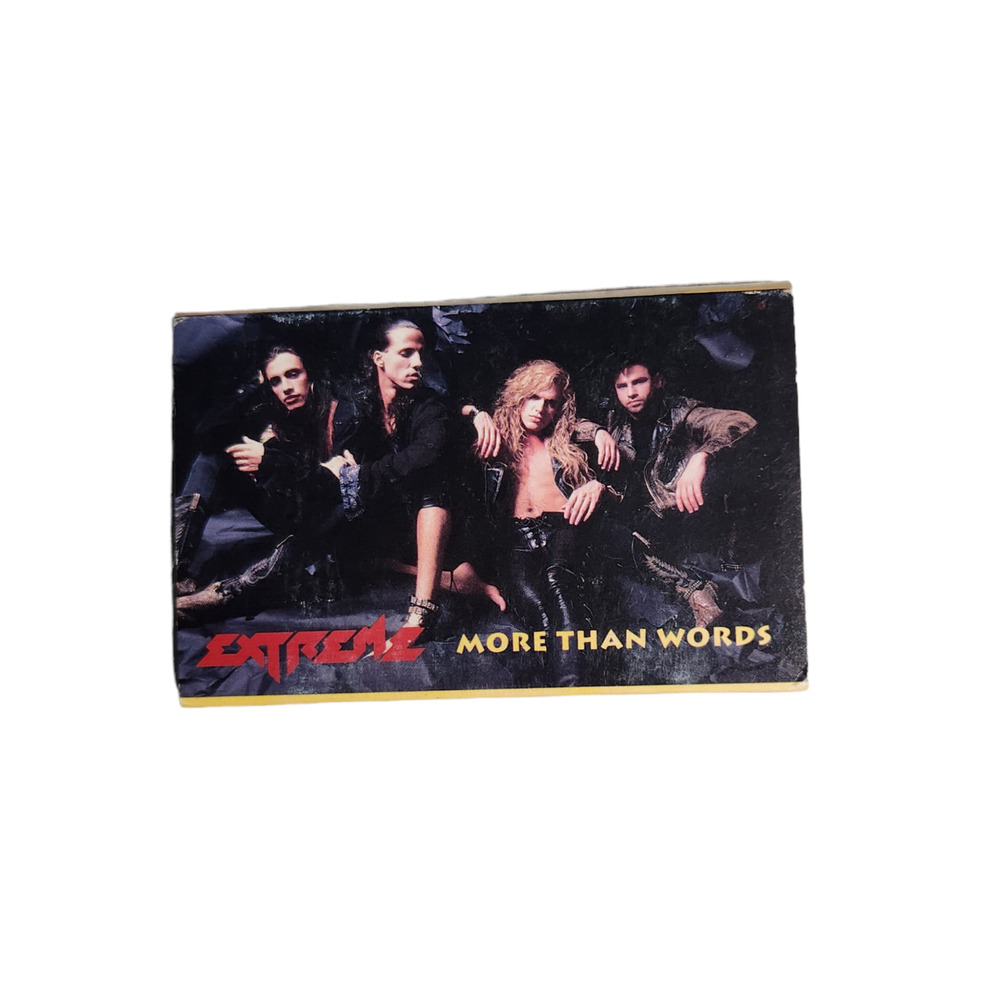 Extreme: More Than Words Cassette Single Tested (A & M, 1990) Pre-owned